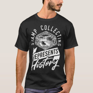 T-shirt Création de l'historique de collecte des timbres