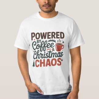 T-shirt Création de Noël Café & Chaos Moderne