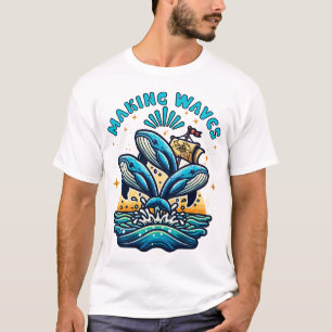 T-shirt Création de vagues