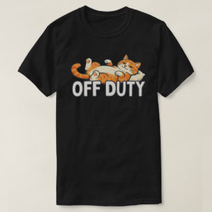 T-shirt Création drôle de chat hors service