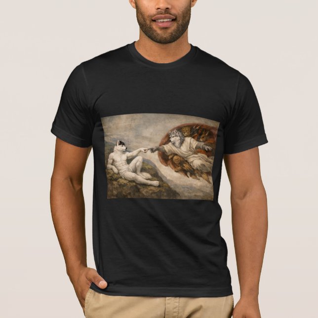 T-shirt Creation Of Furry Adam (Devant)