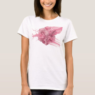T-shirt Création personnalisée de cubes abstraits roses ma