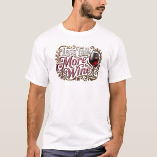 T-shirt Création personnalisée Gras MOINS DE PAROLE PLUS D