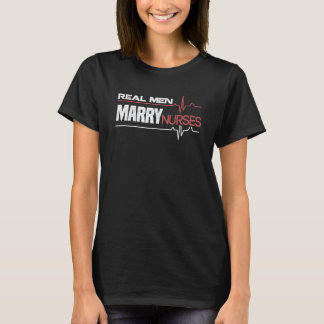 T-shirt Creative Design Co. Les vrais hommes épousent les