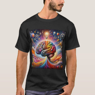 T-shirt Créativité cosmique libérée : Pouvoirs cérébraux