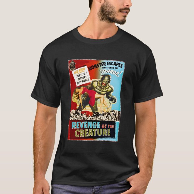 T-shirt Creator Monster Horreur rétro (Devant)