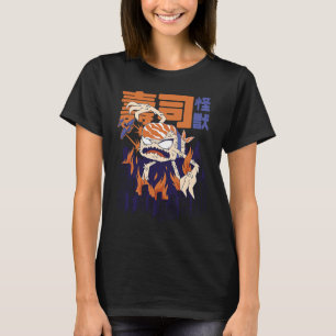 T-shirt Créature asiatique japonaise déplaisante effrayant