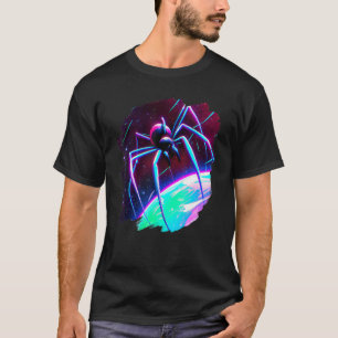 T-shirt Créature d'araignée mutante géante effrayante dans