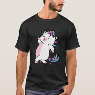 T-shirt Créature de fable de licorne courant Sport vintage