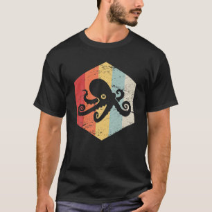 T-shirt Créature de la mer d'Octopus rétro