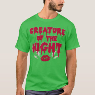 T-shirt Créature de la Nuit Rock Lips Musical Horreur Show