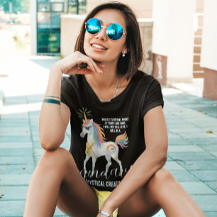 T-shirt Créature de légende mystique et drôle Licorne