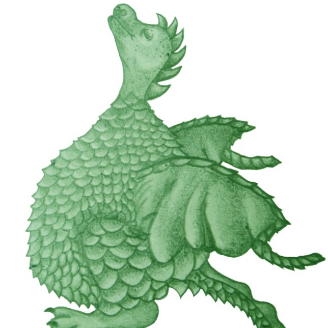 T-shirt créature imaginaire mythique dragon vert mignon (Créateur téléchargé)