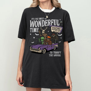 T-shirt Créature légendaire Bigfoot Mothman Wendigo Extrat