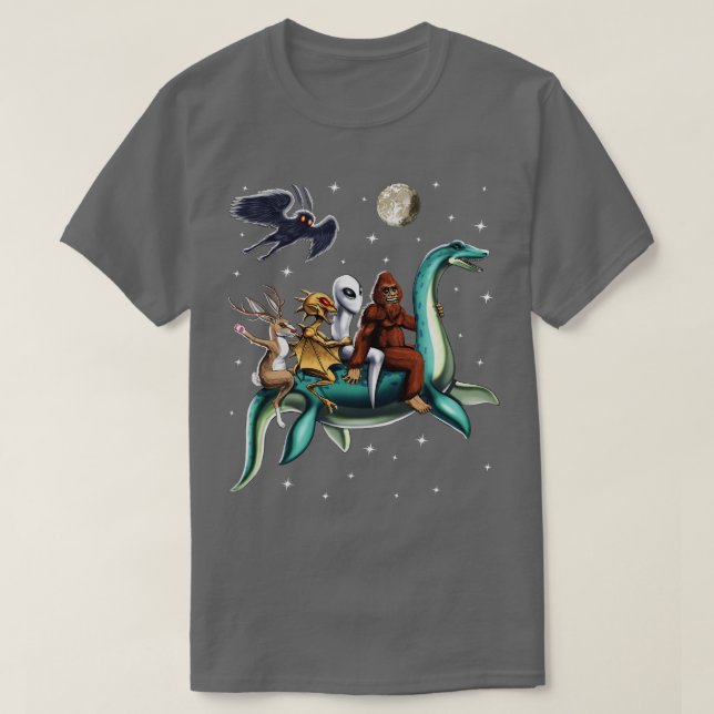 T-shirt Créatures Cryptides (Design devant)