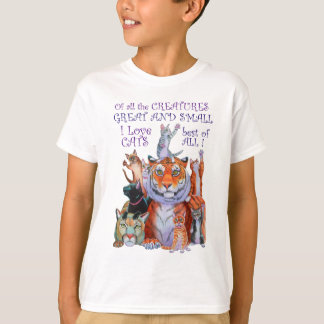 T-shirt Créatures Grand et Petit Chat!