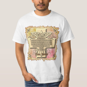 T-shirt Credo Caduceus Médicale