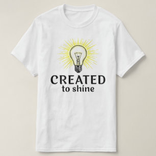 T-shirt Créé Pour Briller