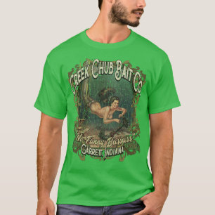 T-shirt Creek Chub Bait Co No Funny Business 1906