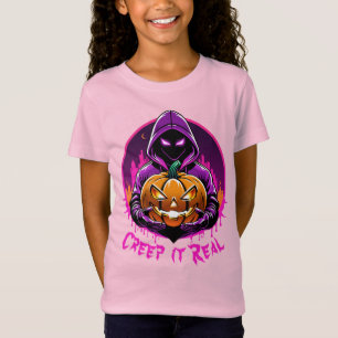 T-Shirt Creep it Real, Horreur Halloween illustration