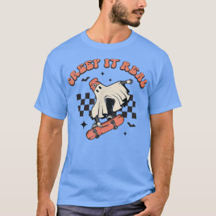 T-shirt Creep It Real Retro Halloween Ghost Saison Éffraya