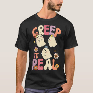 T-shirt Creep It Véritable Fantôme Halloween Costume Flora