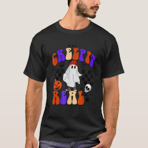 T-shirt Creep It Véritable Fantôme ou traiter Halloween Au