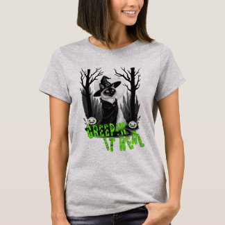 T-shirt Creepin' It Real with My Witchy Cat