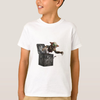 T-shirt Creepy Evil Jack in the Box Clown Halloween