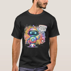 T-shirt Créer des mèmes de chatbot avec un Modèle refait