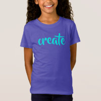 T-shirt "Créer" pour filles