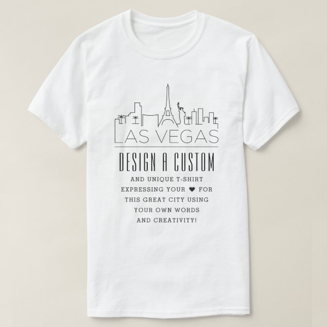 T-shirt Créer Un Las Vegas Personnalisé, Nevada Theme (Design devant)