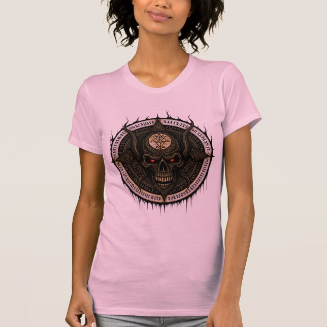 T-shirt Créer un logo en métal mort (Devant)