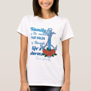 T-shirt Créer votre propre famille est une Ancre