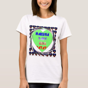 T-shirt Créez vos propres coeurs lumineux conception bébé