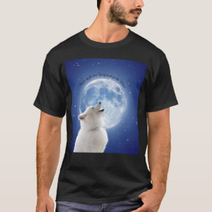 T-shirt Créez vos propres loups adorables   Blue Moon Sky 