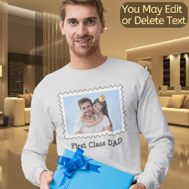 T-shirt Créez votre meilleur papa photo de première classe