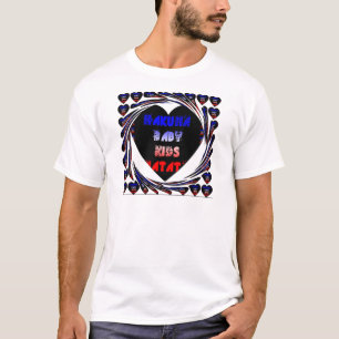 T-shirt Créez votre propre Blue Black Hakuna Matata Baby K