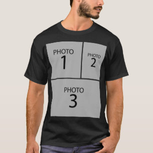 T-shirt Créez votre propre COLLABORATION 3 PHOTOS personna