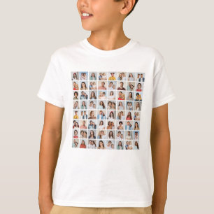 T-shirt Créez Votre Propre Collage De 64 Photos