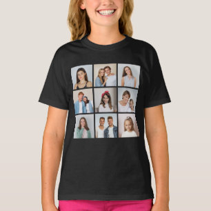 T-shirt Créez votre propre collage de 9 photos