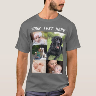 T-shirt Créez votre propre collage de photos de famille
