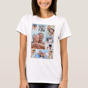 T-shirt Créez votre propre collection de 8 photos pour fem