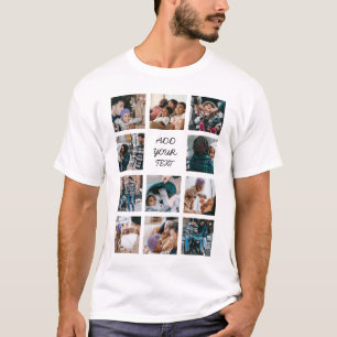 T-shirt Créez votre propre collection de photos