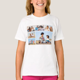 T-shirt Créez votre propre collection photo de 6 personnes