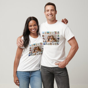 T-shirt Créez votre propre collection photo personnalisée 