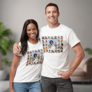 T-shirt Créez votre propre collection photo personnalisée 