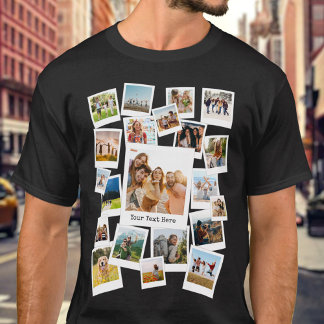 T-shirt Créez votre propre collection photo personnalisée 