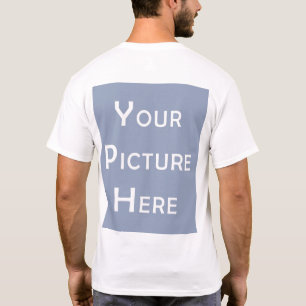 T-shirt Créez votre propre conception photo Modèle vierge