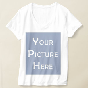 T-shirt Créez votre propre conception photo Modèle vierge